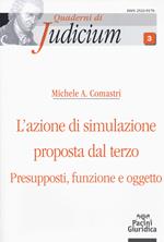 L' azione di simulazione proposta dal terzo. Presupposti, funzione e oggetto