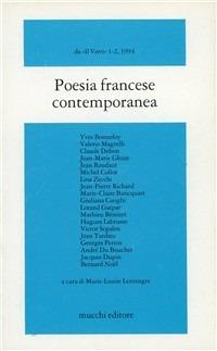 Poesia francese contemporanea - copertina