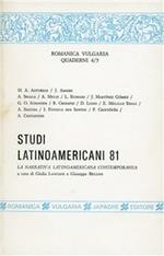 Studi latino americani 81: la narrativa latinoamericana contemporanea