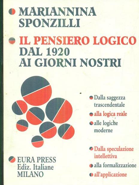 Il pensiero logico dal 1920 ai giorni nostri - Mariannina Sponzilli - 2