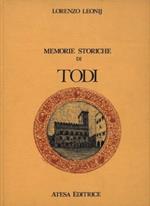 Memorie storiche di Todi (rist. anast. Todi, 1856)