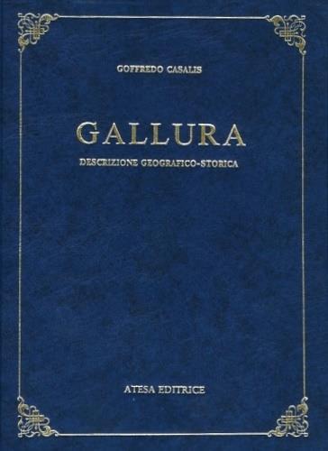 Gallura. Descrizione geografico-storica (rist. anast. Torino, 1840) - Goffredo Casalis - copertina