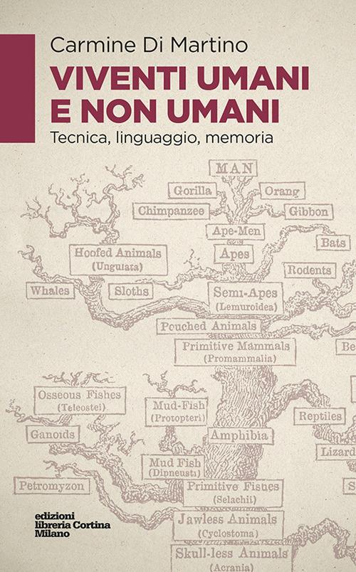 Viventi umani e non umani. Tecnica, linguaggio, memoria - Carmine Di Martino - copertina