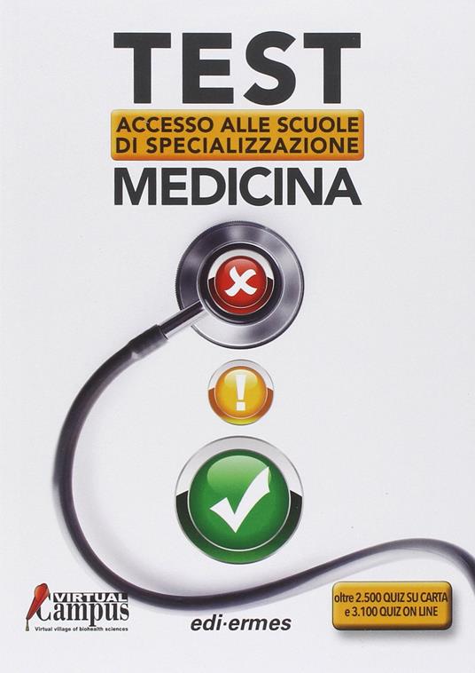 Test di accesso alle scuole di specializzazione medicina - copertina