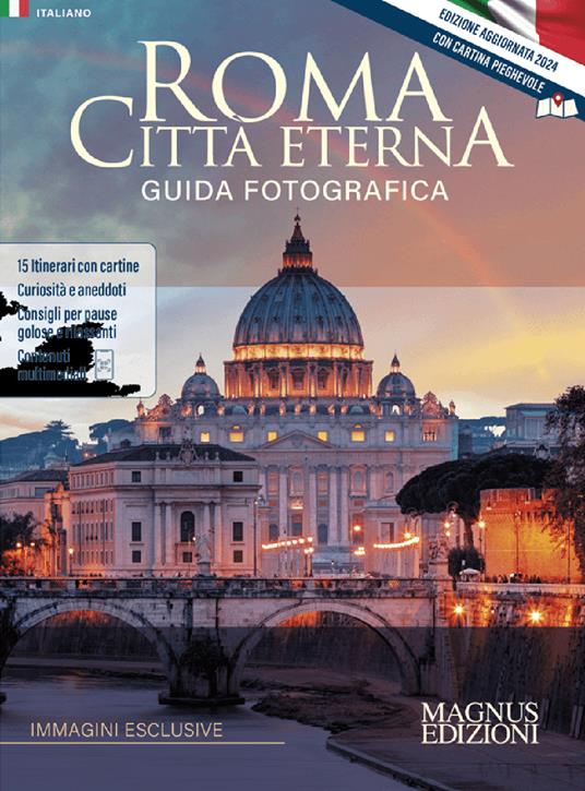 Roma città eterna. Guida fotografica. Ediz. illustrata. Con Carta geografica ripiegata - Emma Mafalda Montella - copertina