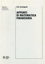 Appunti di matematica finanziaria