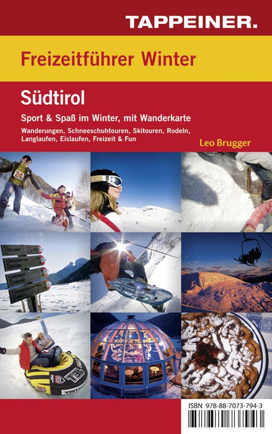 Südtirol-Alto Adige. Sport & fun. Freizeitkarte winter-Carta invernale per il tempo libero 1:125.000 - copertina