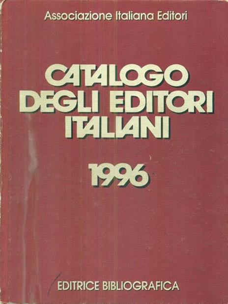 Catalogo degli editori italiani 1996 - 3