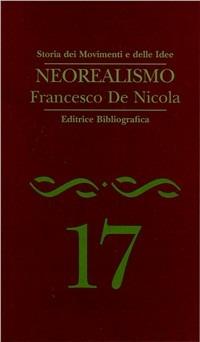 Neorealismo - Francesco De Nicola - copertina