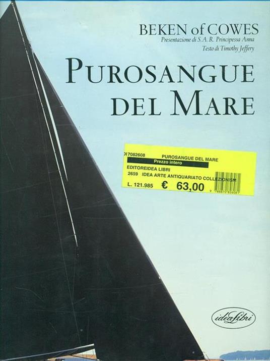 Purosangue del mare. Ediz. illustrata - Beken di Cowes - copertina