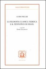 La filosofia classica tedesca e il tentativo di Hegel