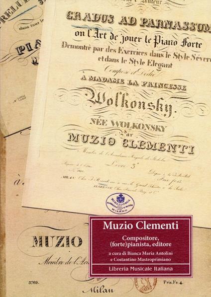 Muzio Clementi. Compositore, (forte) pianista, editore - copertina