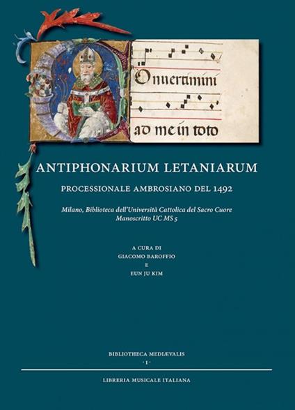 Antiphonarium letaniarum processionale ambrosiano del 1492 - copertina