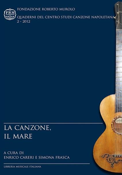 La canzone, il mare - copertina