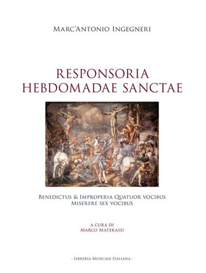 Responsoria hebdomadae sanctae - Marc'Antonio Ingegneri - copertina