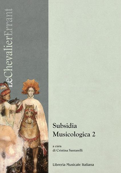 Subsidia musicologica. Vol. 2 - copertina