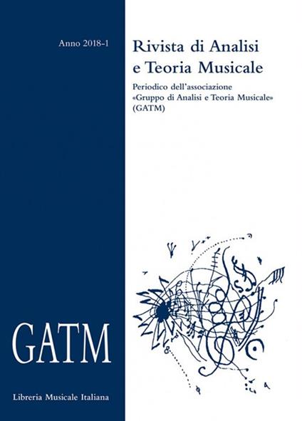 GATM. Rivista di analisi e teoria musicale (2018). Vol. 1 - copertina