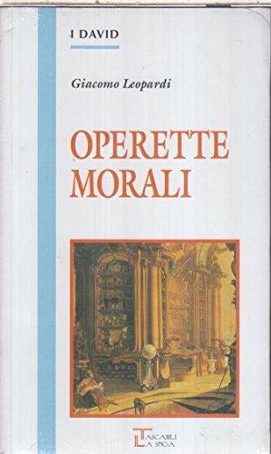 Operette morali - Giacomo Leopardi - copertina