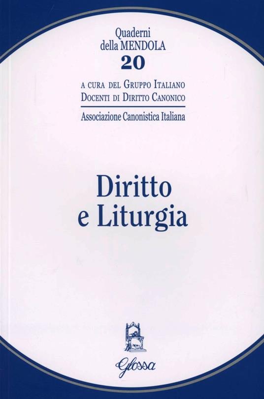 Diritto e liturgia - copertina