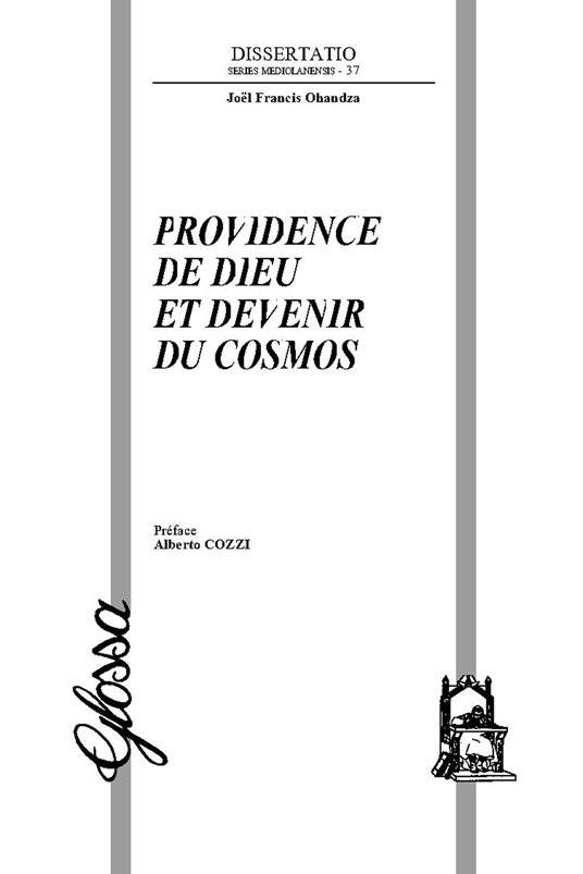 Providence de Dieu et devenir du cosmos - Joel Francis Ohandza - copertina