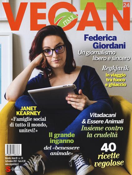 Vegan Italy (2017). Vol. 24: Settembre - copertina