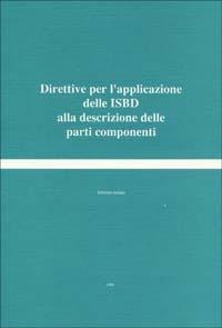 Direttive per l'applicazione delle ISBD alla descrizione delle parti componenti - copertina