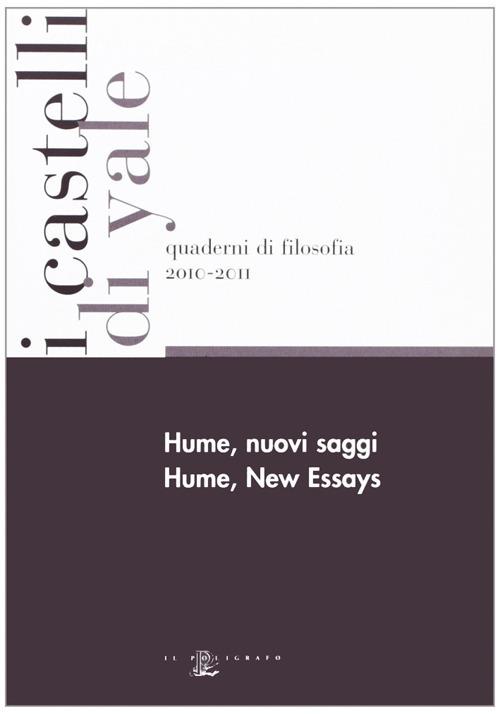 Hume, nuovi saggi. Ediz. italiana e inglese - copertina