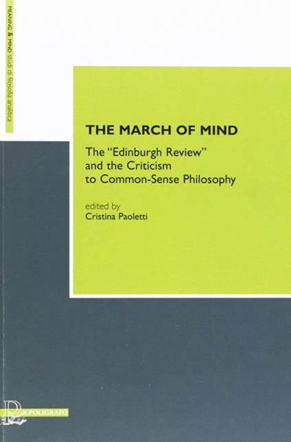 The march of mind. The «Edinburg review» and the criticism to common-sense philosophy - copertina