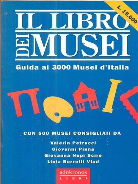 Il libro dei musei - copertina