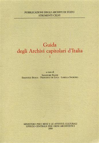 Guida degli archivi capitolari d'Italia. Vol. 1 - 2