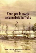 Fonti per la storia della malaria in Italia. Repertorio