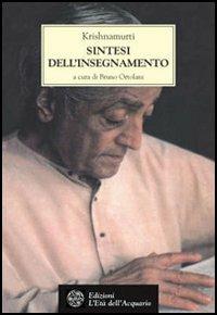 Krishnamurti. Sintesi dell'insegnamento - Jiddu Krishnamurti - copertina