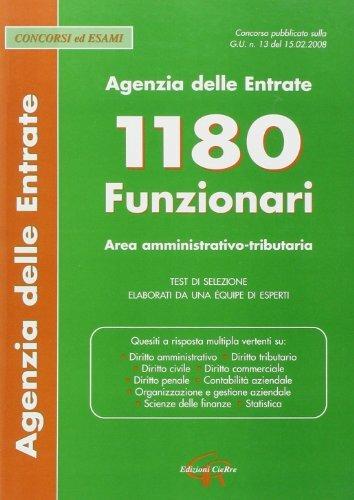 Agenzia delle entrate. 1180 funzionari - copertina