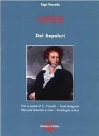 Dei sepolcri - Ugo Foscolo - copertina