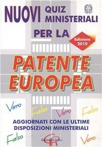 Nuovi quiz ministeriali per la patente europea - copertina
