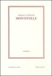 Montefolle - Mario Lunetta - copertina