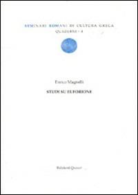 Studi su Euforione - Enrico Magnelli - copertina