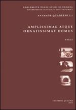 Amplissimae atque ornatissimae domus (Aug., Civ., II, 20, 26). L'edilizia residenziale nelle città della Tunisia romana