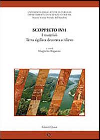 Scoppieto. Vol. 4\1: I materiali. Terra sigillata decorata a rilievo. - copertina