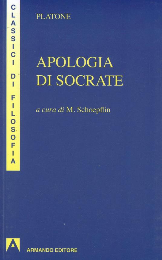 Apologia di Socrate - Platone - copertina