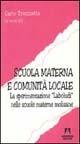 Scuola materna e comunità locale - Carlo Trombetta - copertina