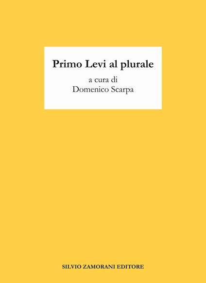 Primo Levi al plurale - copertina