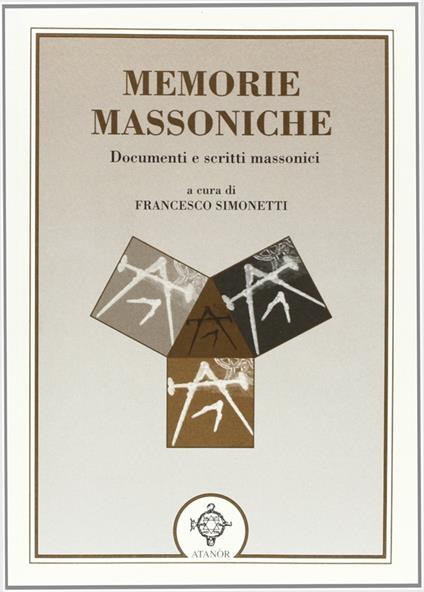 Memorie massoniche - Francesco Simonetti - copertina