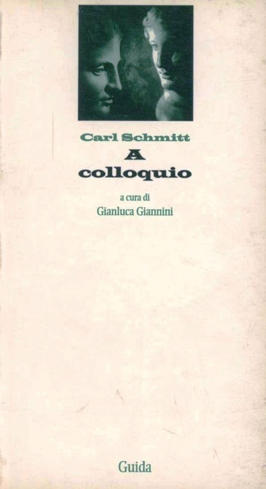 A colloquio - Carl Schmitt - copertina