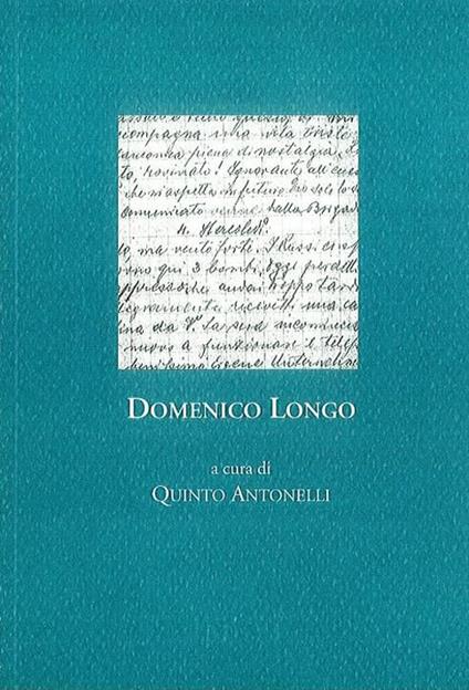 Domenico Longo. Diari, 1915-1917 - copertina