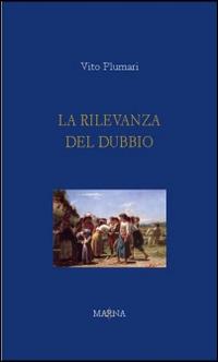 La rilevanza del dubbio - Vito Plumari - copertina
