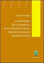 Il rapporto tra la persona e la comunità nella visione cristiana di Edith Stein