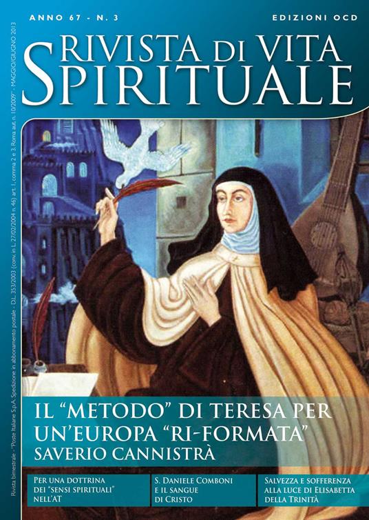 Rivista di vita spirituale (2013). Vol. 3: Il «metodo» di Teresa per un'Europa «ri-formata». - copertina