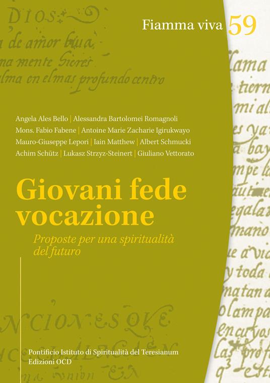 Giovani, fede, vocazione. Proposte per una spiritualità del futuro - copertina