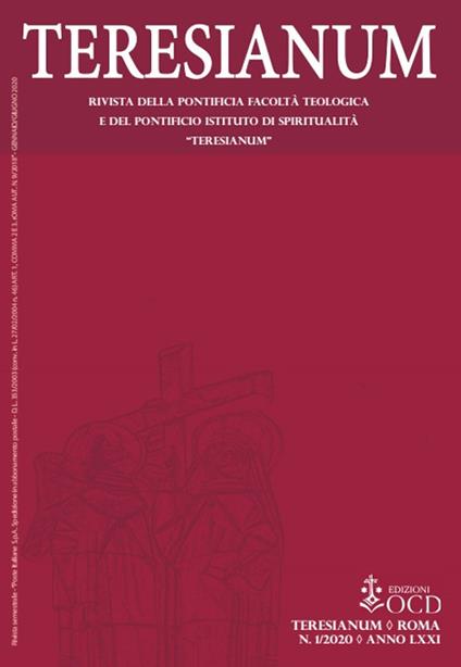 Teresianum. Rivista della Pontificia Facoltà Teologica e del Pontificio Istituto di Spiritualità "Teresianum" (2020). Vol. 1 - copertina